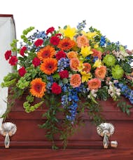 Treasured Celebration Casket Spray