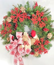 Santa's Reindeer Wreath
